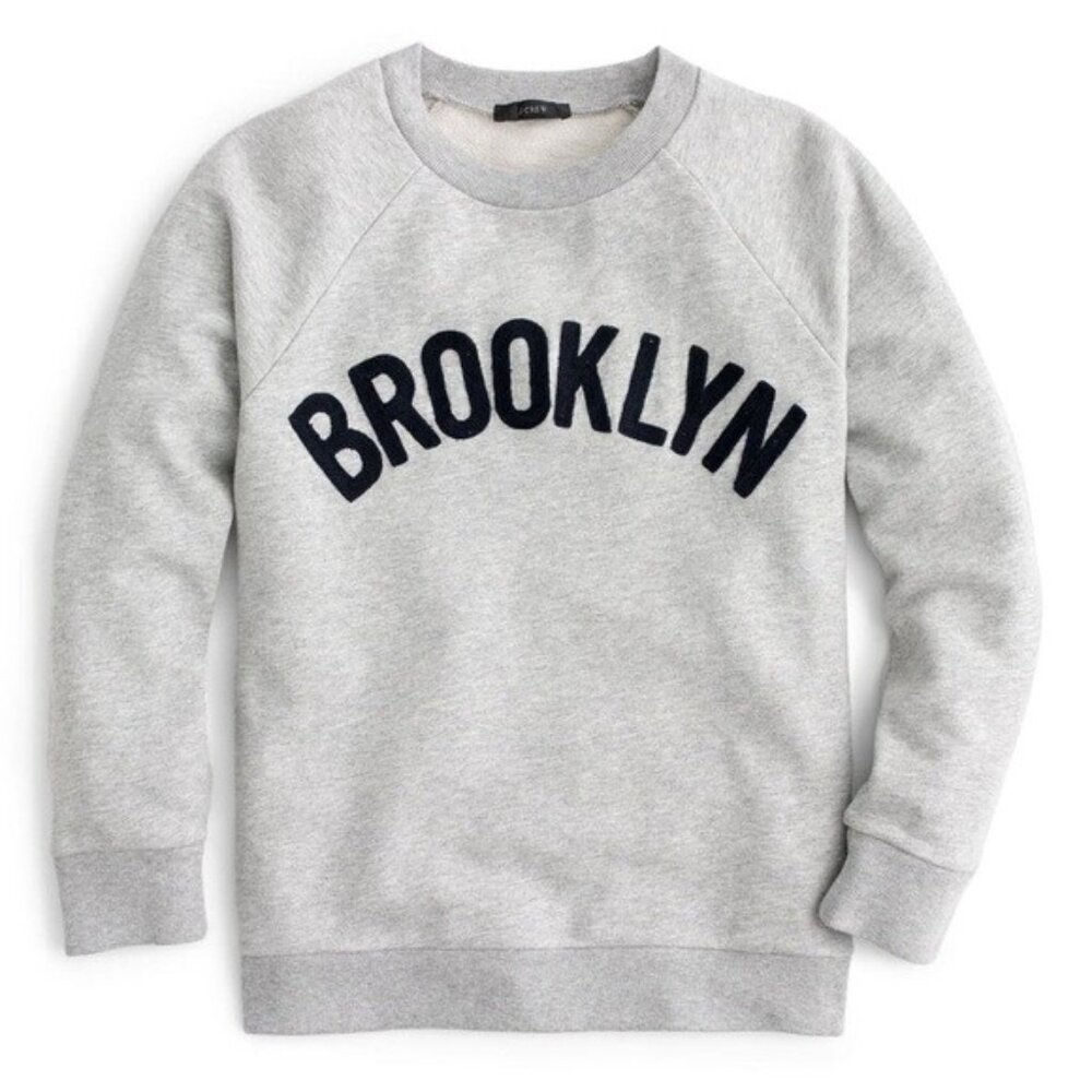 J. Crew Heather Gray Crewneck Sweatshirt